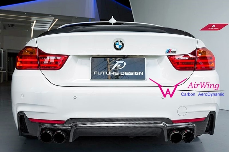 F32 F33 F36 - ENDCC style Carbon Rear Diffuser 03